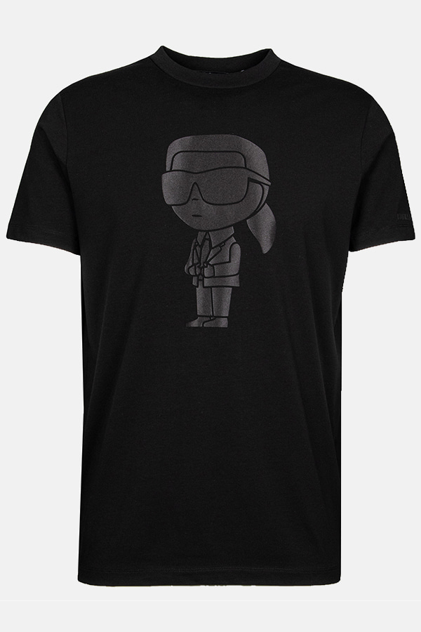 ΜΠΛΟΥΖΑ T-SHIRT KARL LAGERFELD - 990 ΜΑΥΡΟ